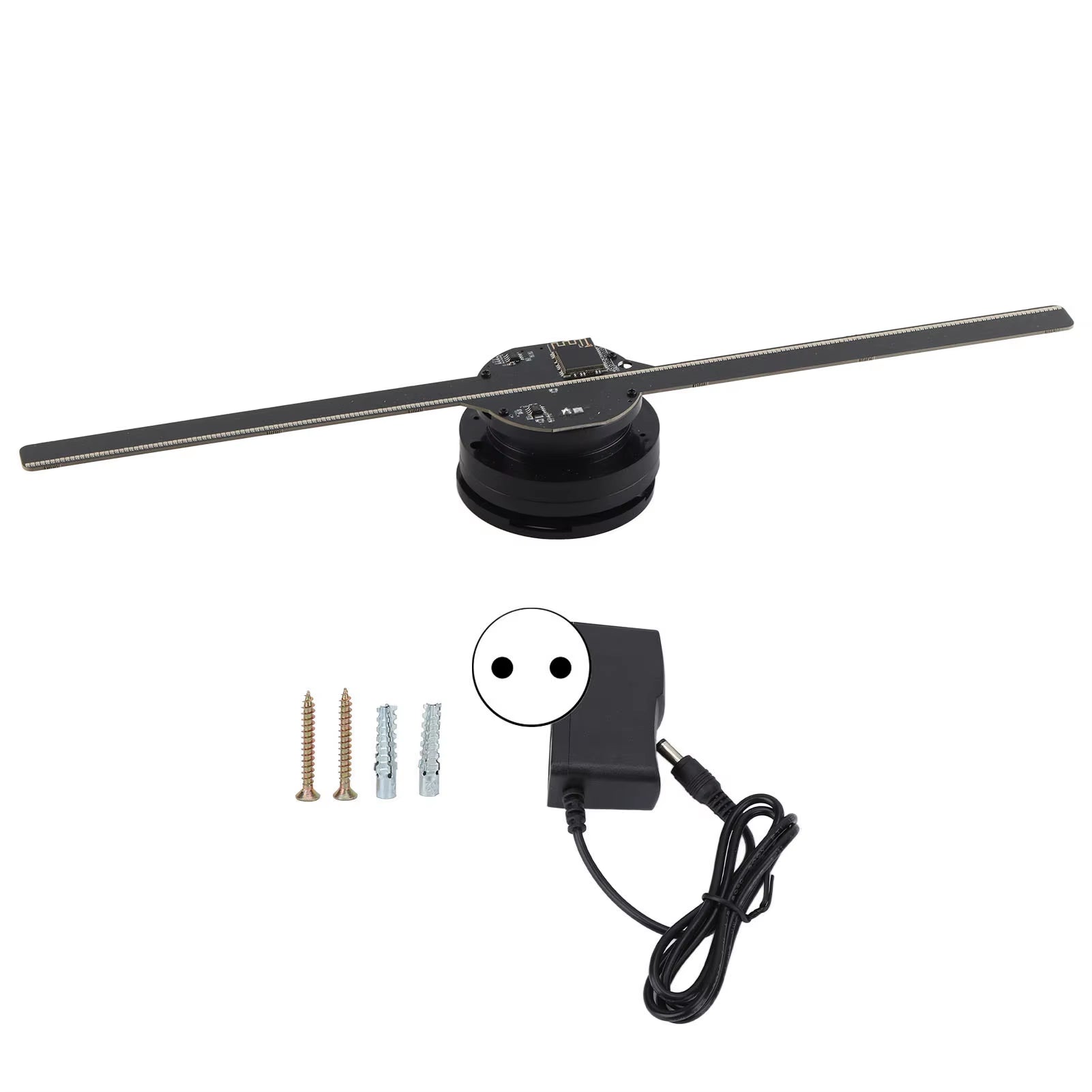 3D Hologram Fan 224 LED Light Beads High Resolution 3D Advertising Player for Business Store Shop Holographic Projector Fan