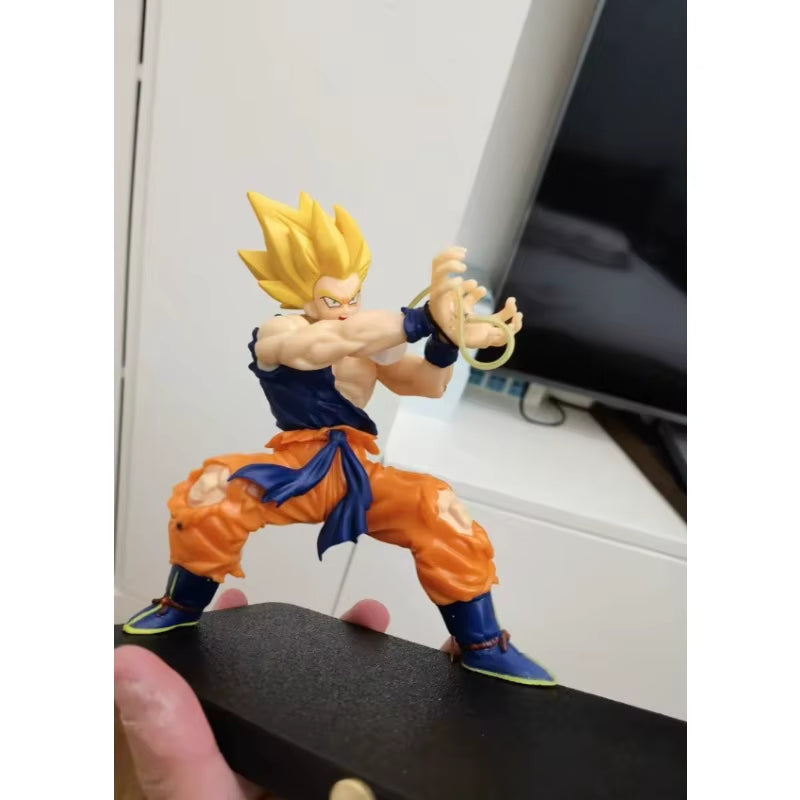 Dragon Ball Son Goku Light Lamp Model Kakarotto Kamehameha Wave Magnetic Ornament Anime Action Figure Collectible Gift