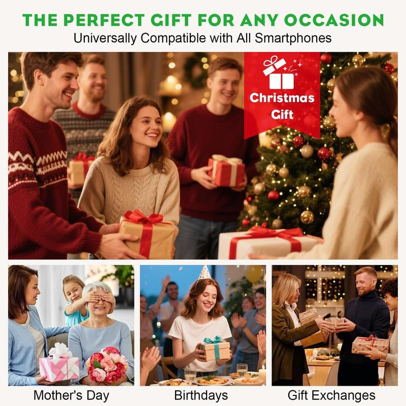 Mobile Phone Magnifier Stand - over Sized Pull-Out Creative Screen Amplifier - Foldable Portable Hands-Free Phone Magnifier Suitable - Visually, for Movie Watching, Reading & Gaming