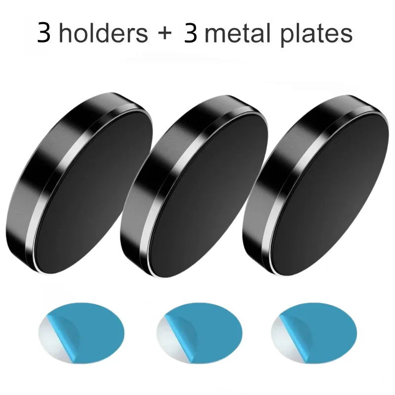 Universal Magnetic Car Phone Holder for Dashboard - Compatible with iPhone, Xiaomi, Huawei, and Samsung