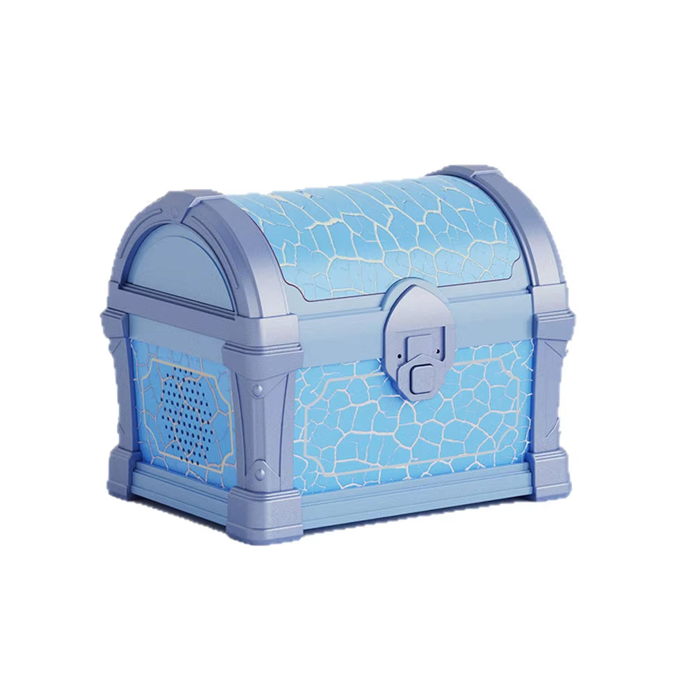 Treasure Chest Projector Night Light Bluetooth Speaker Galaxy Aurora Projection Lamp Ambient Northern Light for Room Decoration