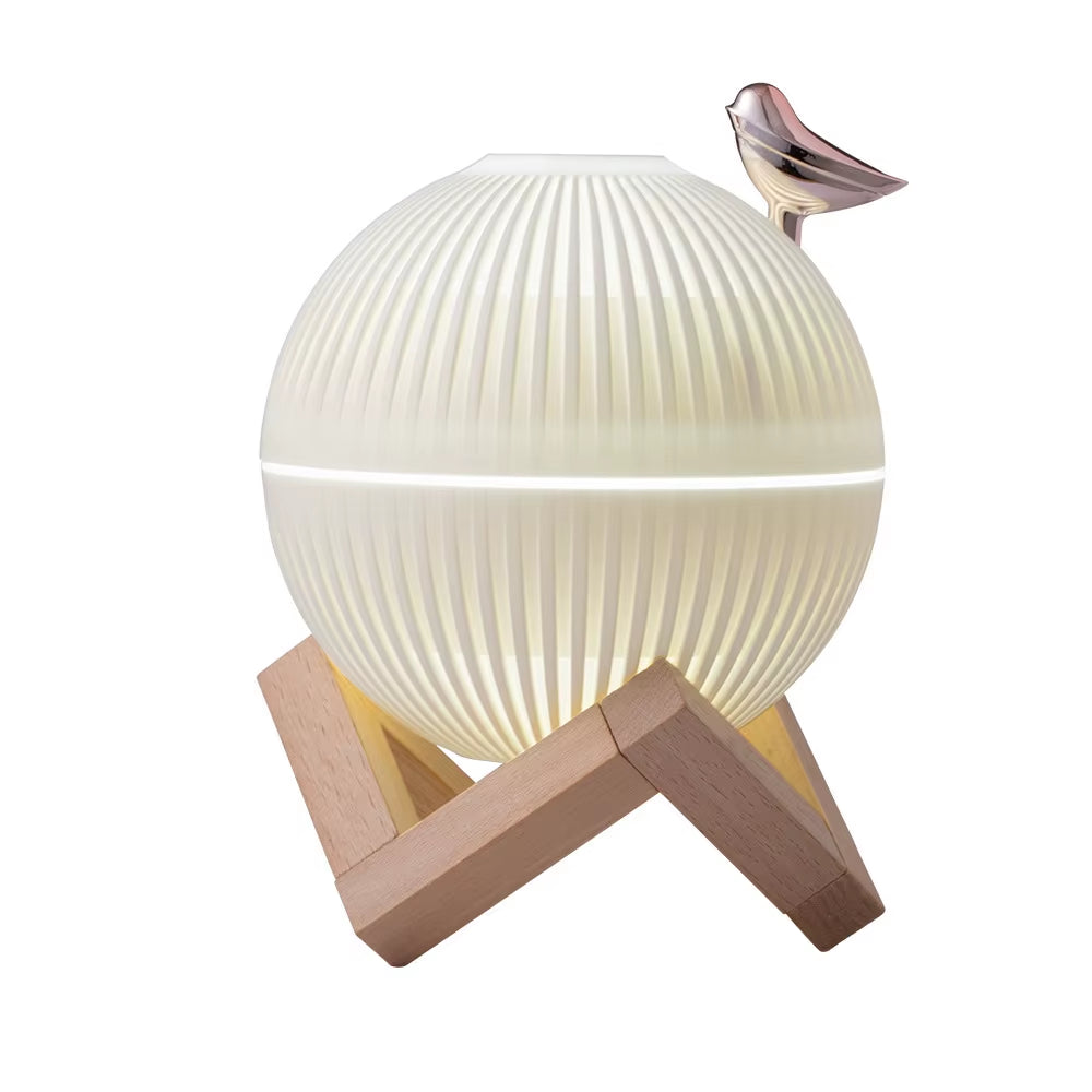 330Ml USB Ultrasonic Cool Mist Maker Air Humidifier with Warm LED Lamp for Home Kids Room Mini Aroma Diffuser Humidificador