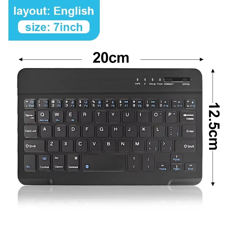 Bluetooth Keyboard for Ipad 10Th Generation Ipad Pro 13 12 11 10 9 8 7 Inch Ipad Air 13 11Th Ipad Mini Samsung Xiaomi Tablets