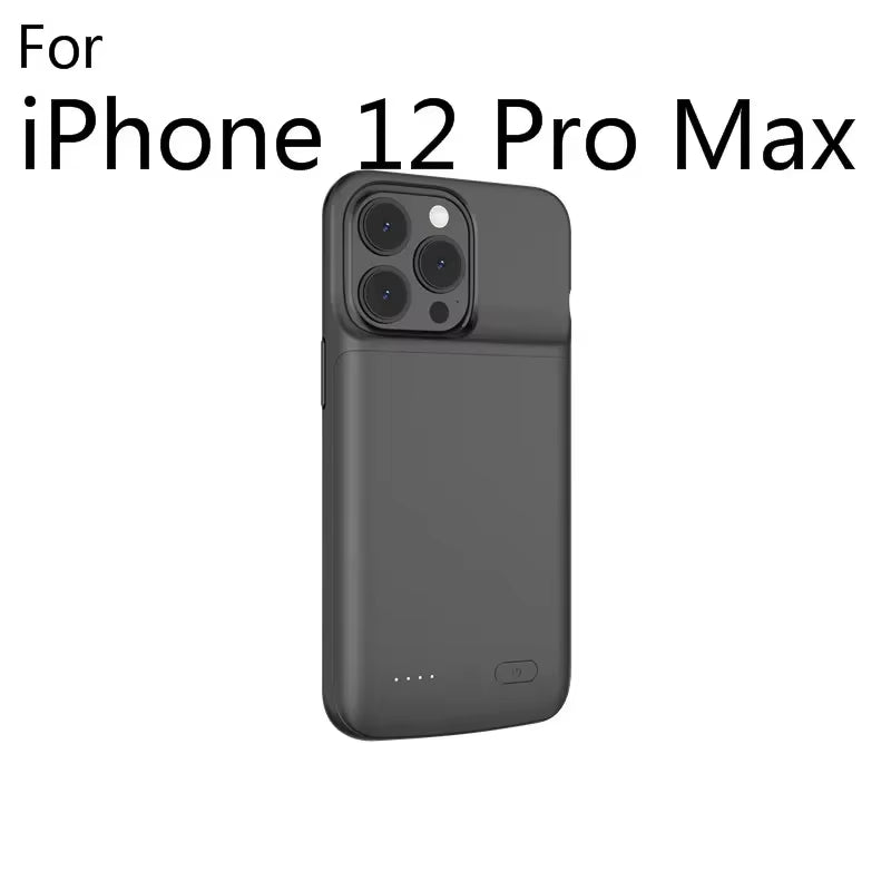 For Iphone 11 12 13 14 Pro Max XS Max XR 6 7 8 plus SE 5S 13 Mini Battery Charger Case Portable Power Bank Charging Cover Capa