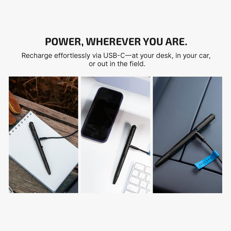 Olight O'Pen 3 Multifunctional Pen Light with 120 Lumens & Green Beam