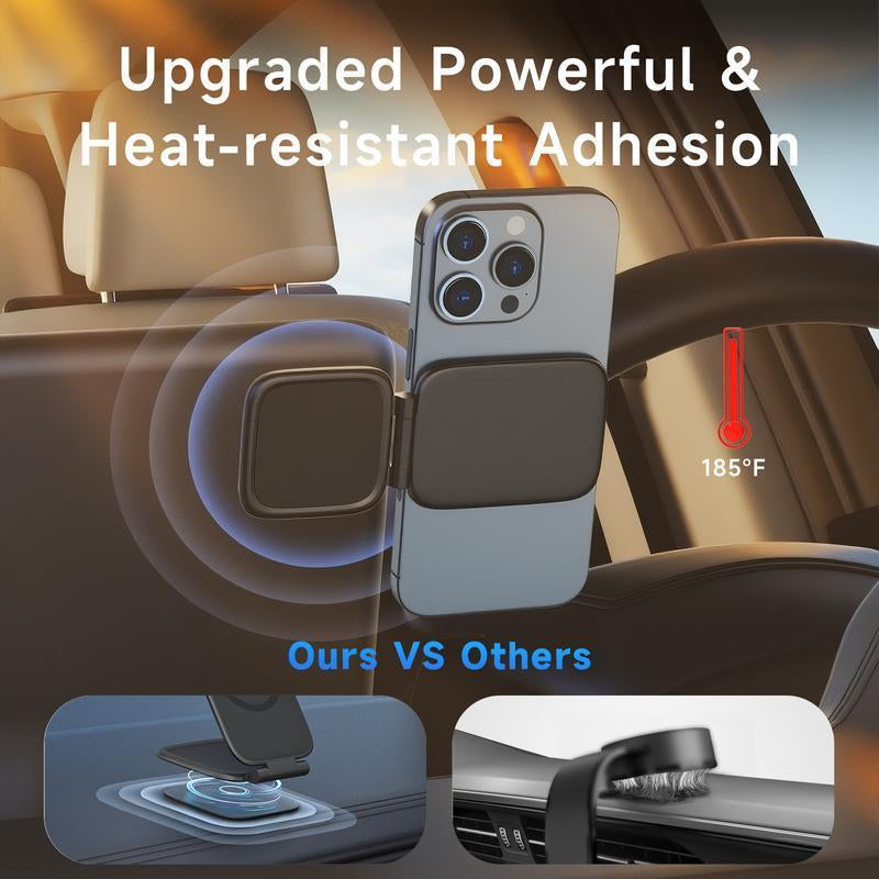2026 Model Automotive Foldable Magnetic Car Phone Mount for Eletric Vehicles - Universal Anti-Shake Navigation Support Stand