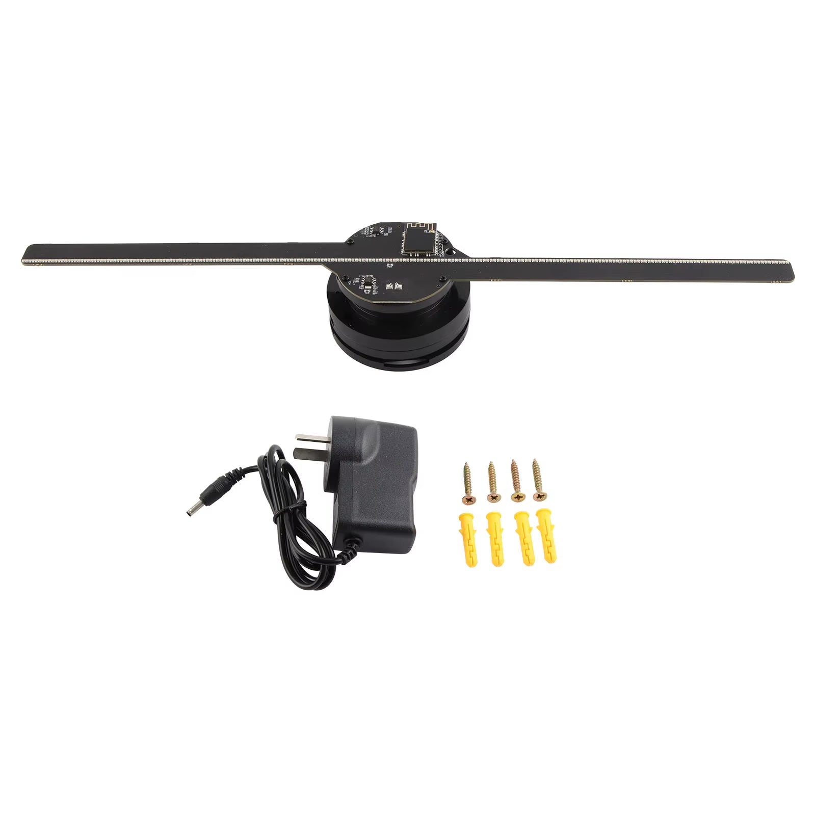 3D Hologram Fan 224 LED Light Beads High Resolution 3D Advertising Player for Business Store Shop Holographic Projector Fan