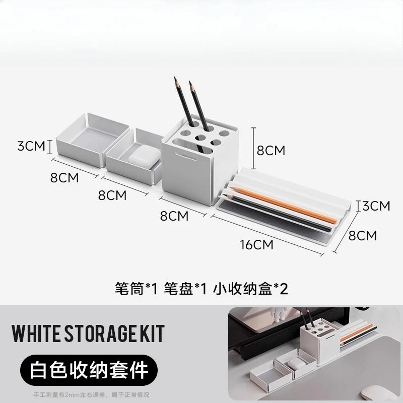 Pen Holder Advanced Sense Multifunctional Creative Office High Value Desktop Storage Box Gift Stationery