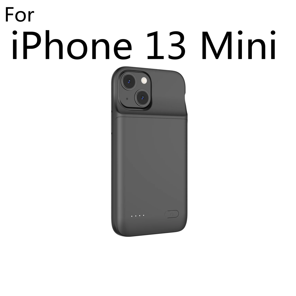 For Iphone 11 12 13 14 Pro Max XS Max XR 6 7 8 plus SE 5S 13 Mini Battery Charger Case Portable Power Bank Charging Cover Capa