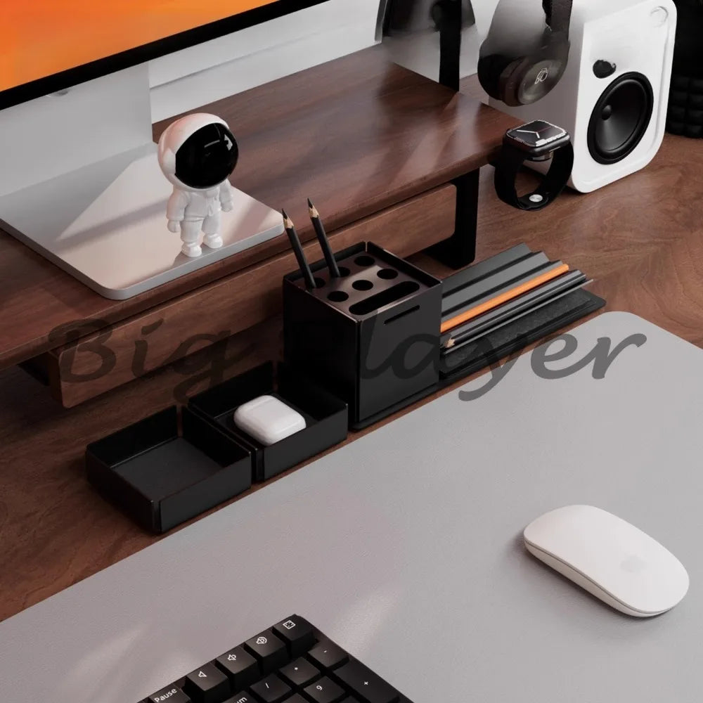 Pen Holder Advanced Sense Multifunctional Creative Office High Value Desktop Storage Box Gift Stationery