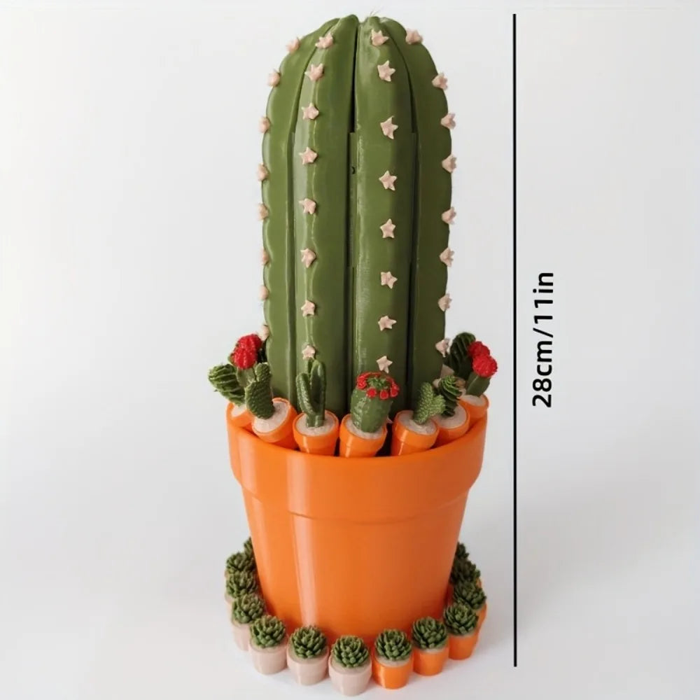 Cactichess Roll up Cactus Chess Set Cacti Chess Board Magnetic Chess Game Portable Chess Sets for Adults 3D Printed Gift for Men