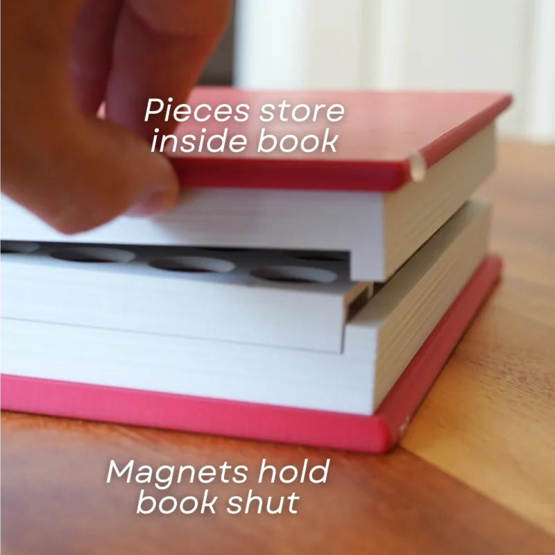 1PC 3D Printed Four in a Row, Unique Board Game for Family & Stress Relief, Parent-Child Interaction Strategy Game