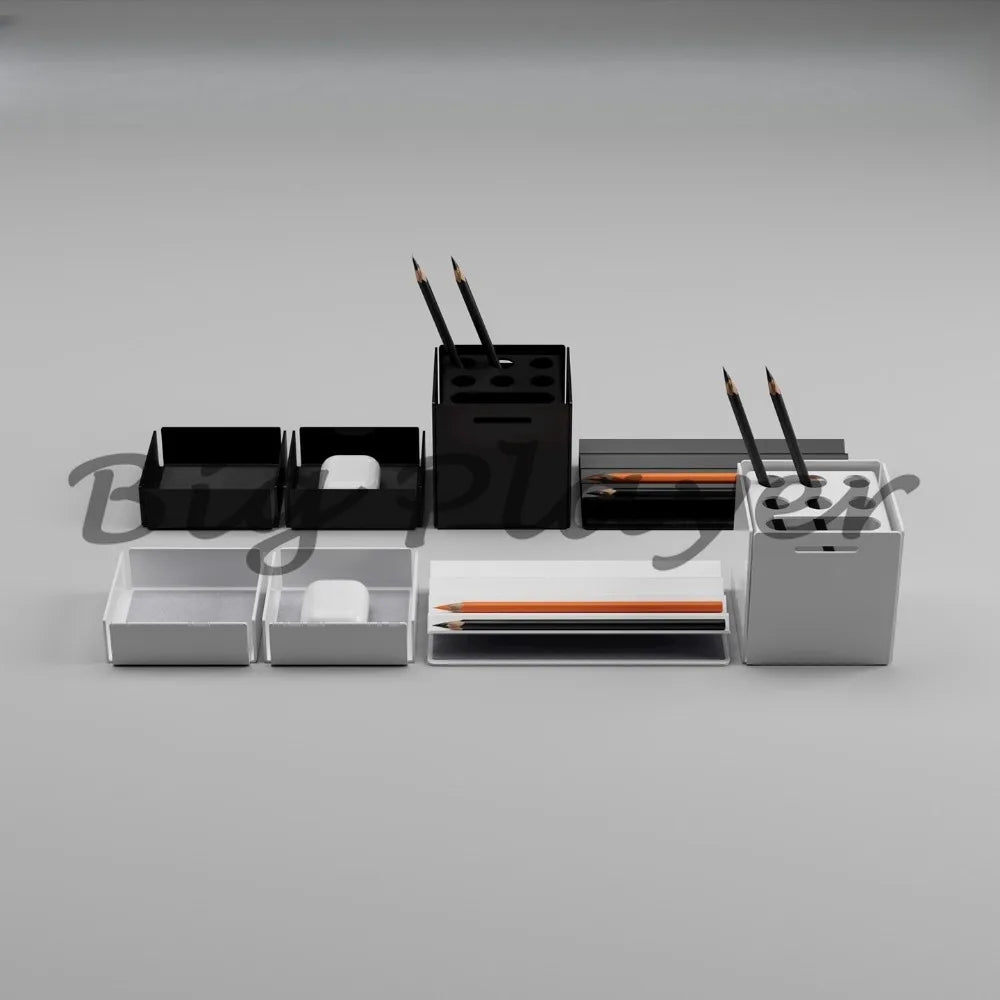 Pen Holder Advanced Sense Multifunctional Creative Office High Value Desktop Storage Box Gift Stationery