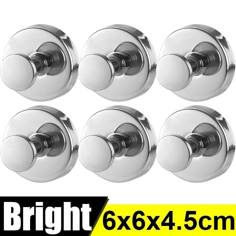 8/1PCS Stainless Steel Suction Cup Hooks Punch-Free Wall Mounted Hook Hanging Towel Holder Kitchen Bathroom Vacuum Suction Cups