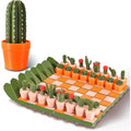 Cactichess Roll up Cactus Chess Set Cacti Chess Board Magnetic Chess Game Portable Chess Sets for Adults 3D Printed Gift for Men