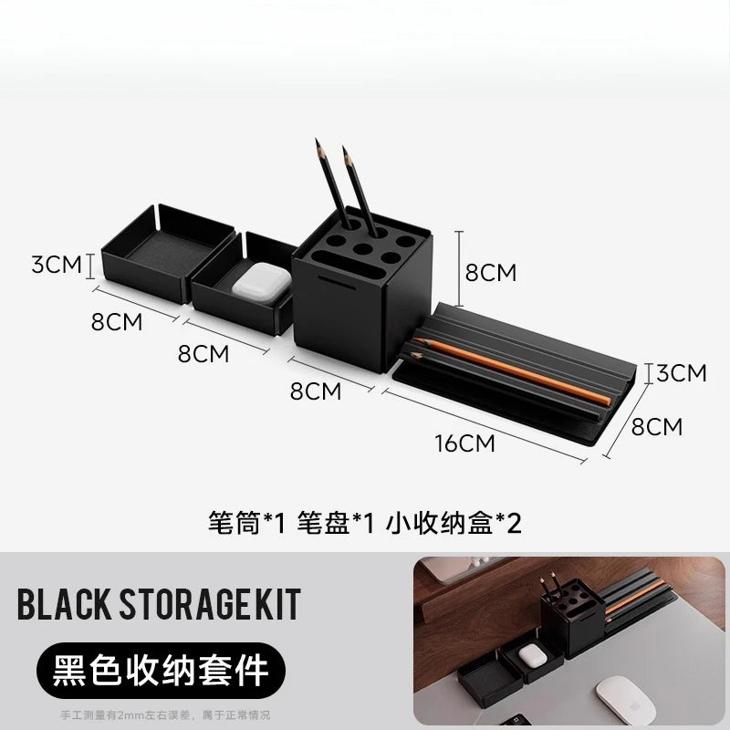 Pen Holder Advanced Sense Multifunctional Creative Office High Value Desktop Storage Box Gift Stationery