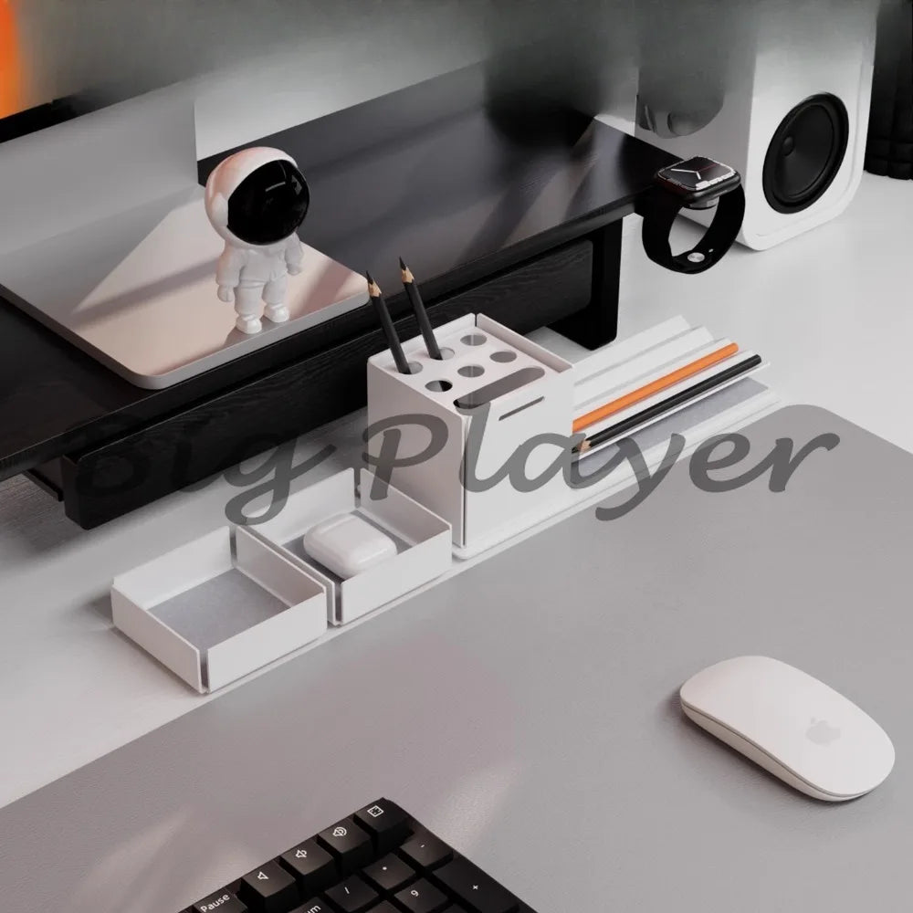 Pen Holder Advanced Sense Multifunctional Creative Office High Value Desktop Storage Box Gift Stationery