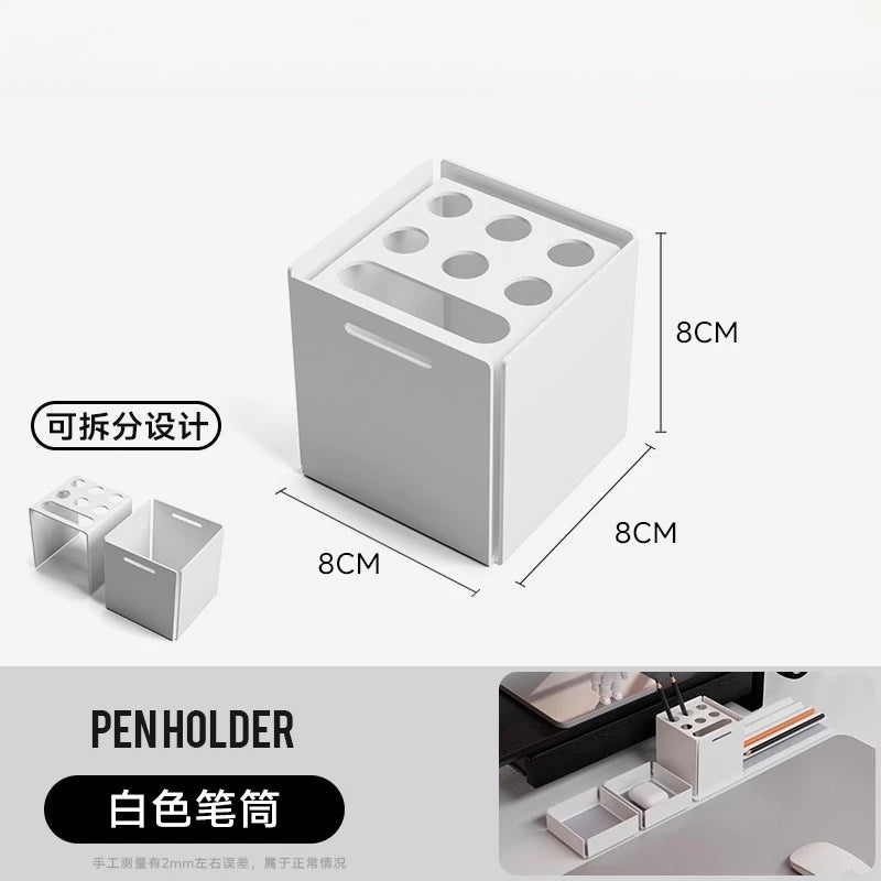 Pen Holder Advanced Sense Multifunctional Creative Office High Value Desktop Storage Box Gift Stationery