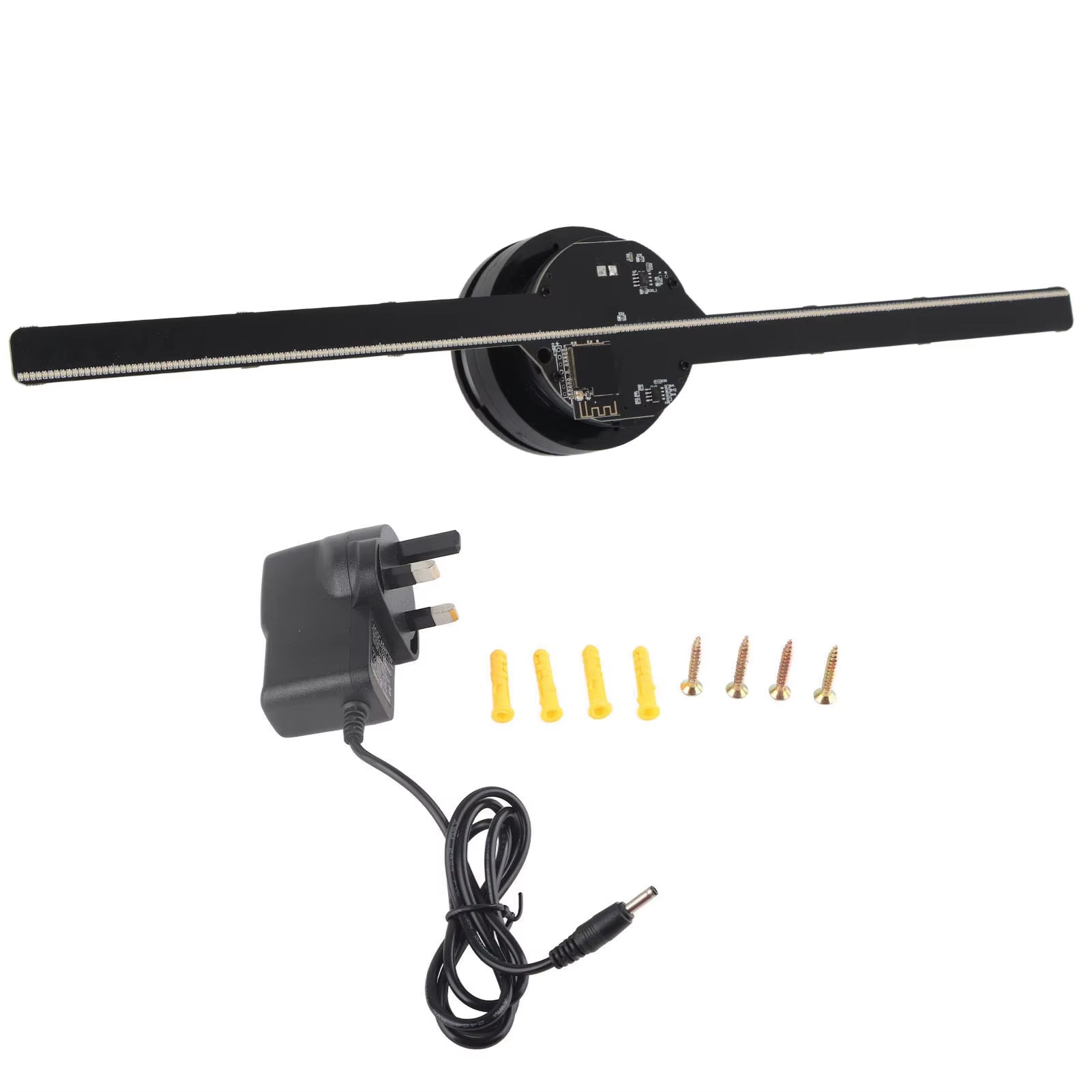 3D Hologram Fan 224 LED Light Beads High Resolution 3D Advertising Player for Business Store Shop Holographic Projector Fan