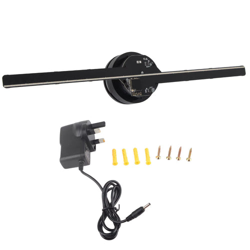 3D Hologram Fan 224 LED Light Beads High Resolution 3D Advertising Player for Business Store Shop Holographic Projector Fan