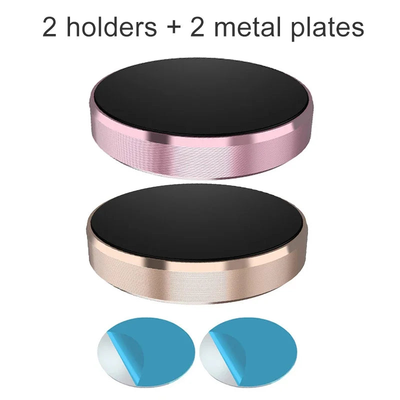 Universal Magnetic Car Phone Holder for Dashboard - Compatible with iPhone, Xiaomi, Huawei, and Samsung