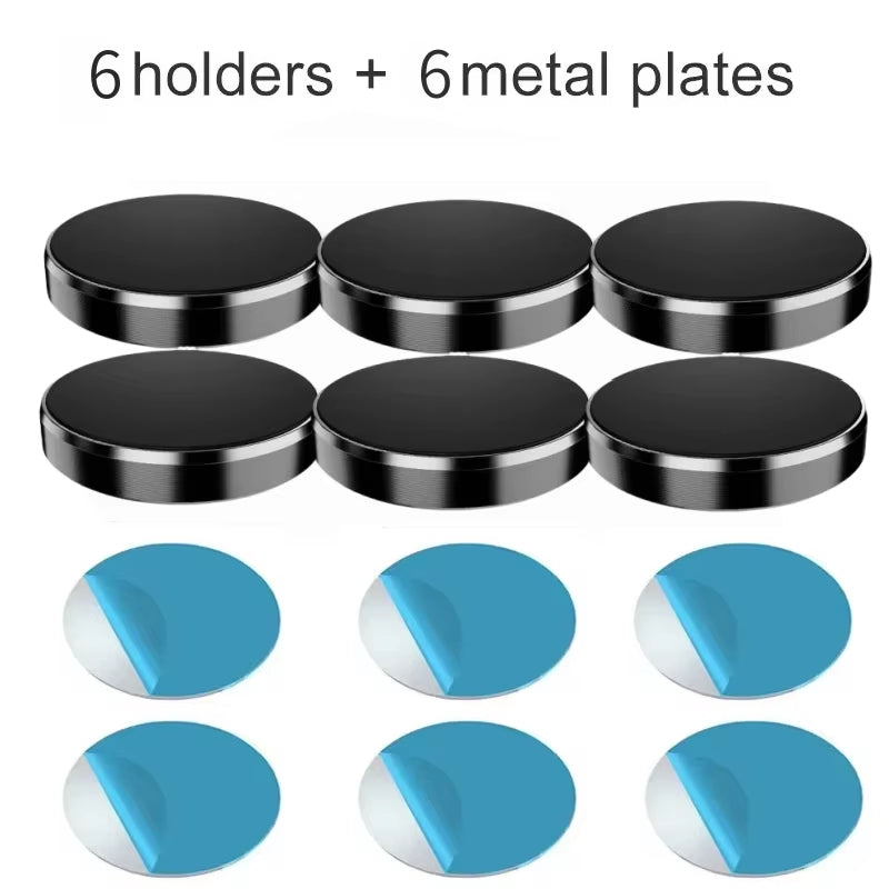 Universal Magnetic Car Phone Holder for Dashboard - Compatible with iPhone, Xiaomi, Huawei, and Samsung