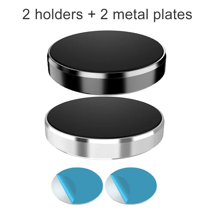 Universal Magnetic Car Phone Holder for Dashboard - Compatible with iPhone, Xiaomi, Huawei, and Samsung