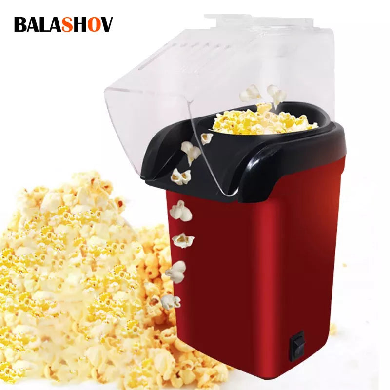 Mini Electric Popcorn Maker - Fully Automatic Household Appliance for Home Kitchen