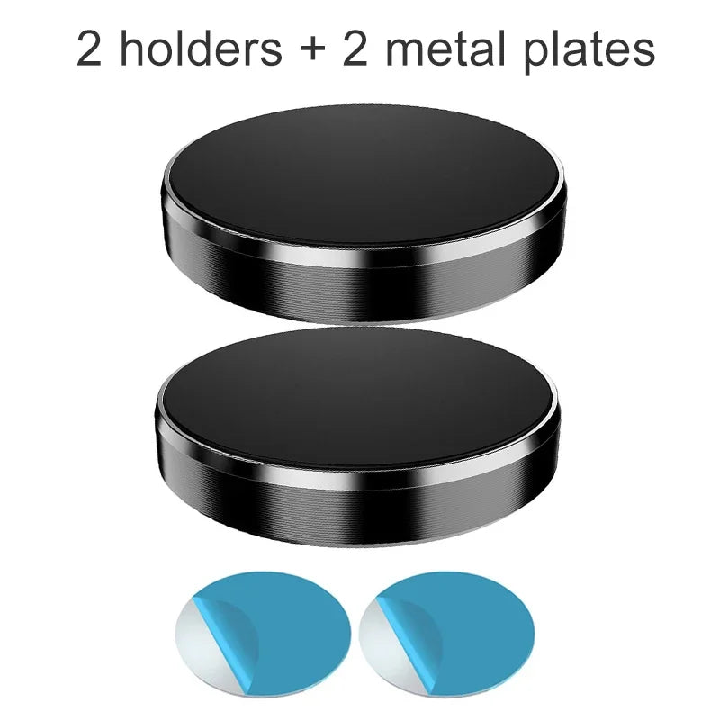 Universal Magnetic Car Phone Holder for Dashboard - Compatible with iPhone, Xiaomi, Huawei, and Samsung