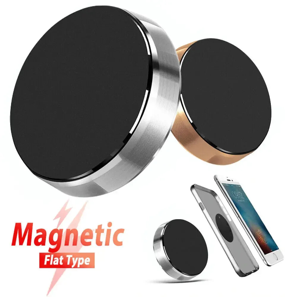 Universal Magnetic Car Phone Holder for Dashboard - Compatible with iPhone, Xiaomi, Huawei, and Samsung